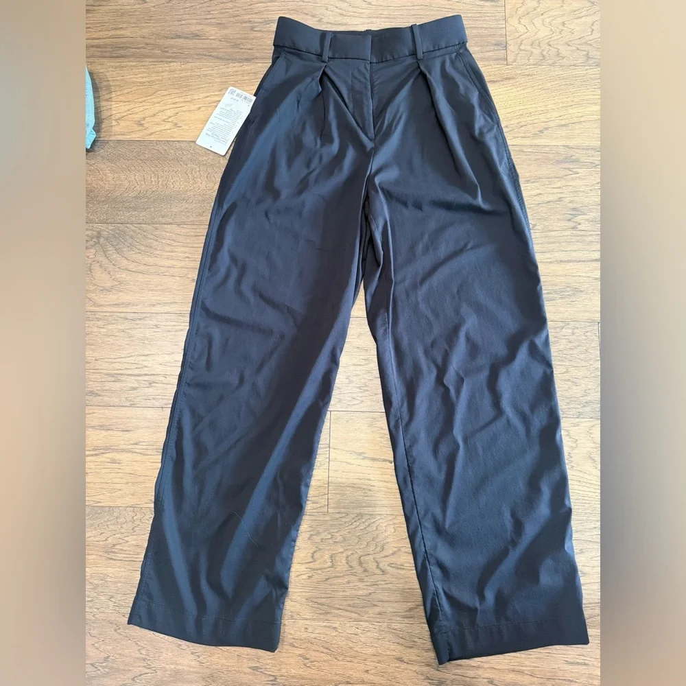 Lululemon Pleat High Rise Wide Leg Trouser pants